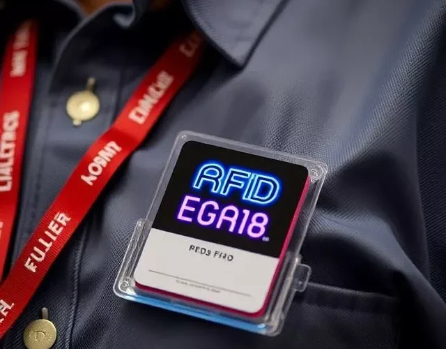 Supervision via badges RFID