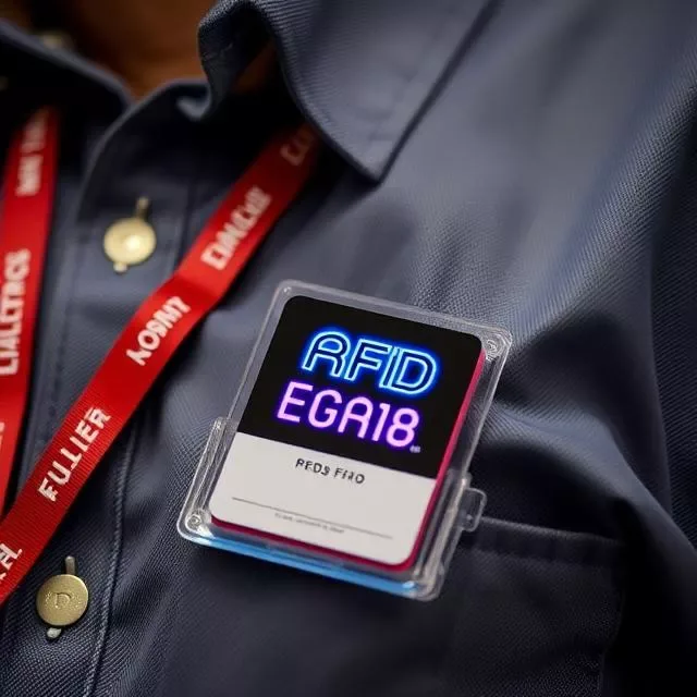 Supervision via badges RFID